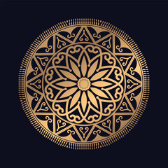 Arabic pattern mandala design illustrations background vector template