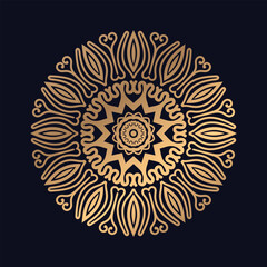 Luxury ornamental mandala design illustrations background vector template