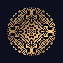 Luxury ornamental mandala design illustrations background vector template