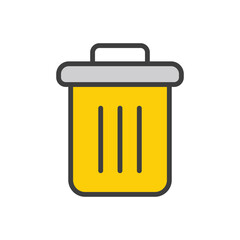 delete icon design with white background stock illustration