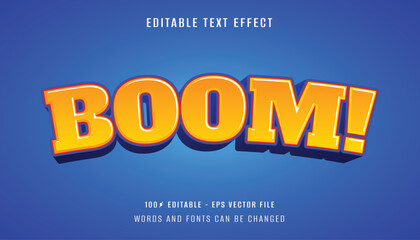 boom 3d text effect