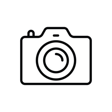 photo camera icon design with white background stock illustration