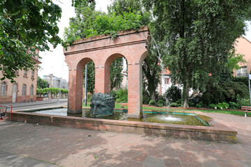 Janus-Brunnen, Straßburg, Frankreich