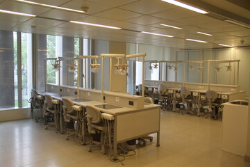 Interior Sala de clases de medicina