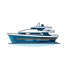 maritime shipping boats, sail boat, ocean ships, yacht sailing boats, cargo ships water transport vector illustration