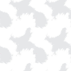Monochrome Abstract Brush Strokes Seamless Pattern Design