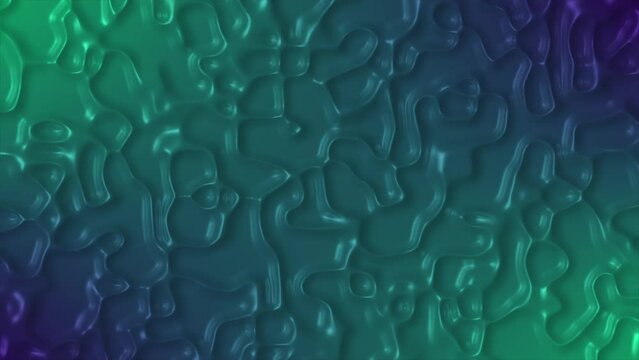 blue and green color glossy and shiny mud textured moving background
