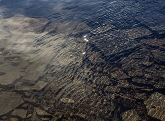 view of the water on a beach
