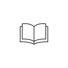 Book line icon, logo vector