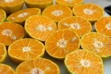 slices of oranges