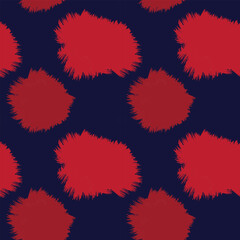 Red Abstract Brush Strokes Seamless Pattern Design