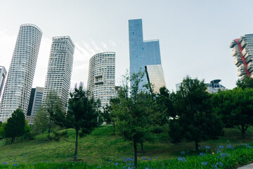 Obraz premium MEXICO CITY, MEXICO - april 2023 park LA MEXICANA - PARK, SANTA FE