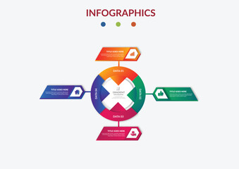  Timeline gradient infographics element collection design template 