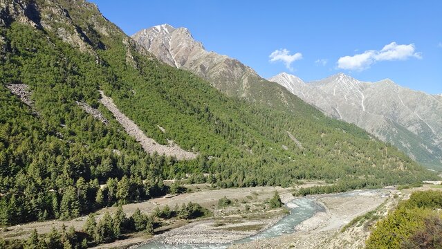landscape in the mountains