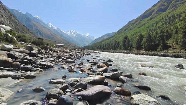 mountain river in the mountains