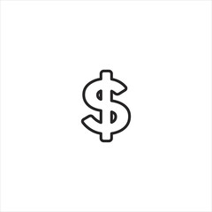 dollar icon .graphic illustration icon for mobile website etc .EPS 10