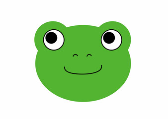 蛙の顔アイコン