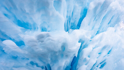 Fototapeta premium the texture of ice. an ancient glacier. beautiful ice. arctic ice