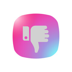 Fototapeta premium Dislike - Pictogram (icon) 