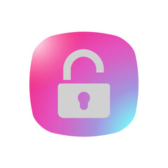 Open Lock - Pictogram (icon) 