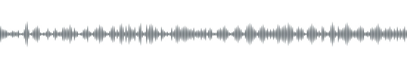 seamless sound waveform pattern for radio podcasts, music player, video editor, voise message in social media chats, voice assistant, recorder. vector illustration - 598212329