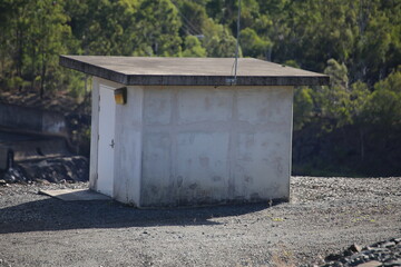 Cement Concrete Square Building Bunker Structure