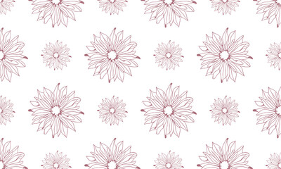 floral shape aesthetic element vector illustration