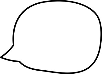 Doodle Round Speech Bubble