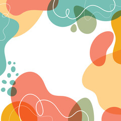 Color splash abstract background for design.Template banner and cover for social media ad, template special promo new arrival sale.	