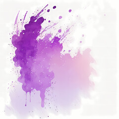 Fototapeta na wymiar Purple Gradient Abstract Water color Background . Generative AI