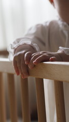 Photos of small hands of a child.