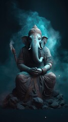 shree ganpati painting 