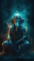 Fototapeta premium shree ganpati painting 