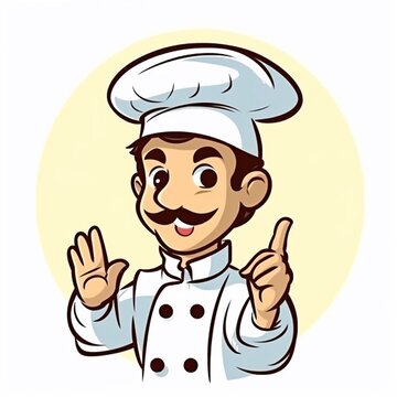 Freundlicher Koch, made by Ai, Ai-Art