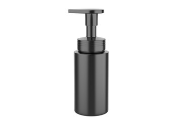 Realistic Cosmetic bottle can sprayer container. Dispenser for cream, soups, and other cosmetics With lid and without. Template For Mock up Your Design. 3D illustration