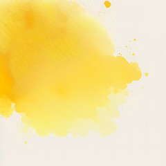 Yellow Gradient Abstract Water color Background. Generative AI