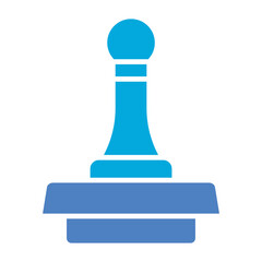 Stamp Glyph Two Color Icon