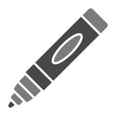 Marker Greyscale Glyph Icon