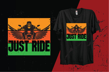 Motorcycle ride chopper illustration for your brand tshirt for rider