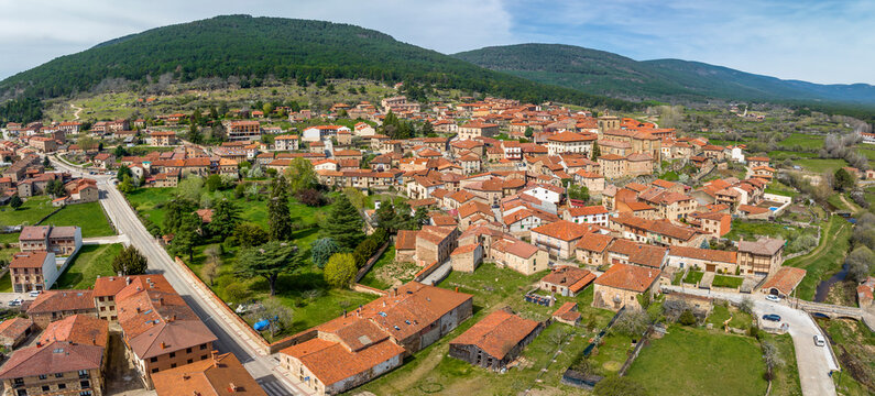 Vinuesa in the province of Soria Spain