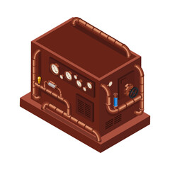 Steampunk Machine Icon