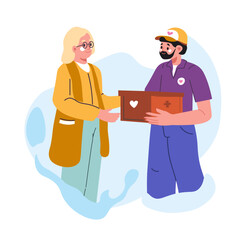 Charity and volunteering, helping senior people