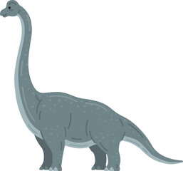 恐竜のブラキオサウルスのイラスト