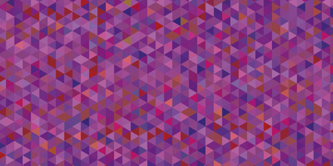 Abstract geometric background with purple color tone triangle shapes.