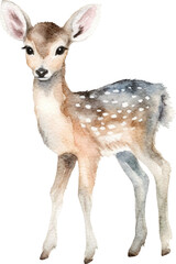 Deer illustrations created with Generative AI technology
