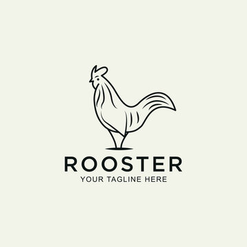 rooster Animal farm logo design