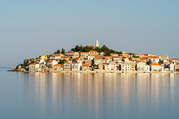 Fototapeta na wymiar View of the old town of Primošten, Croatia