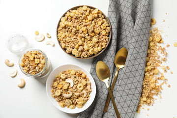 Photo of uncooked food for breakfast - muesli