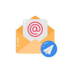 Email icon in vector. Illustration