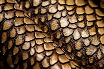 Snakeskin pattern texture close-u